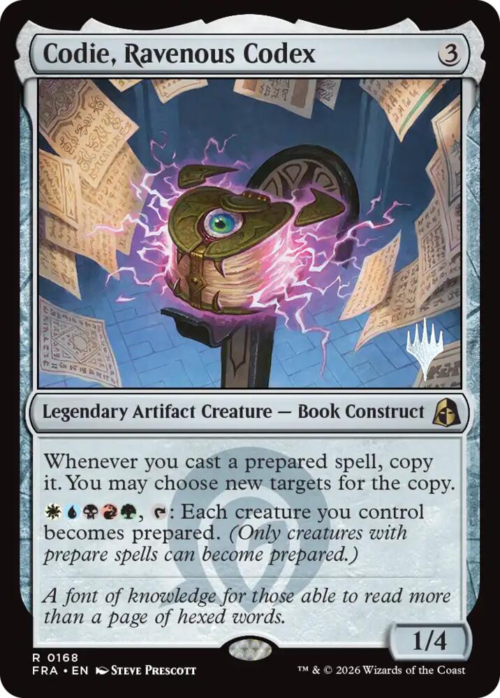 Codie, Ravenous Codex card image