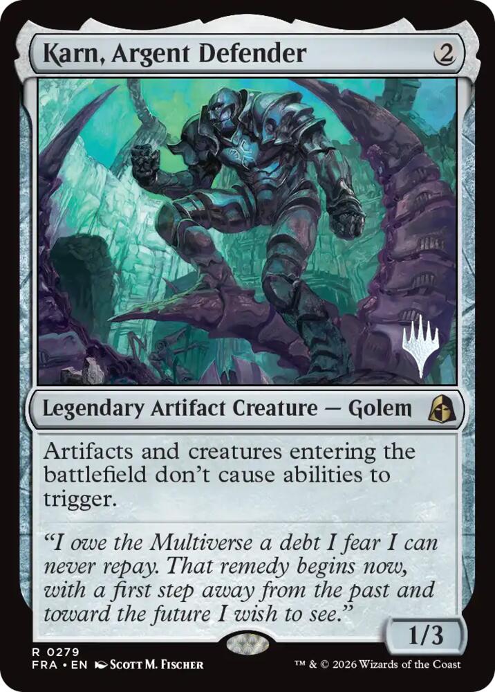Karn, Argent Defender card image