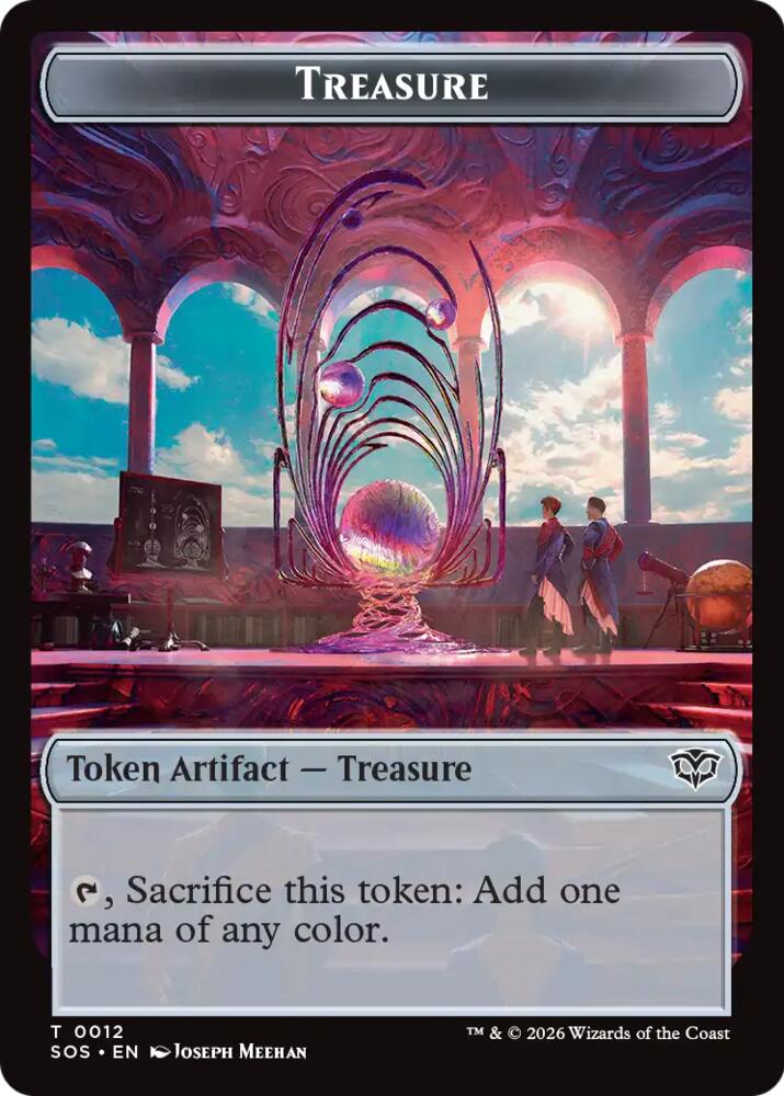 Treasure // Clue Token Double-Sided Token card image