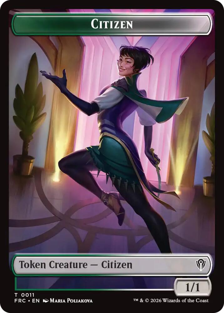 Citizen // The Monarch Double-Sided Token card image