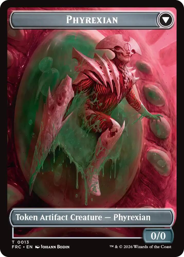 Phyrexian // Incubator Double-Sided Token card image