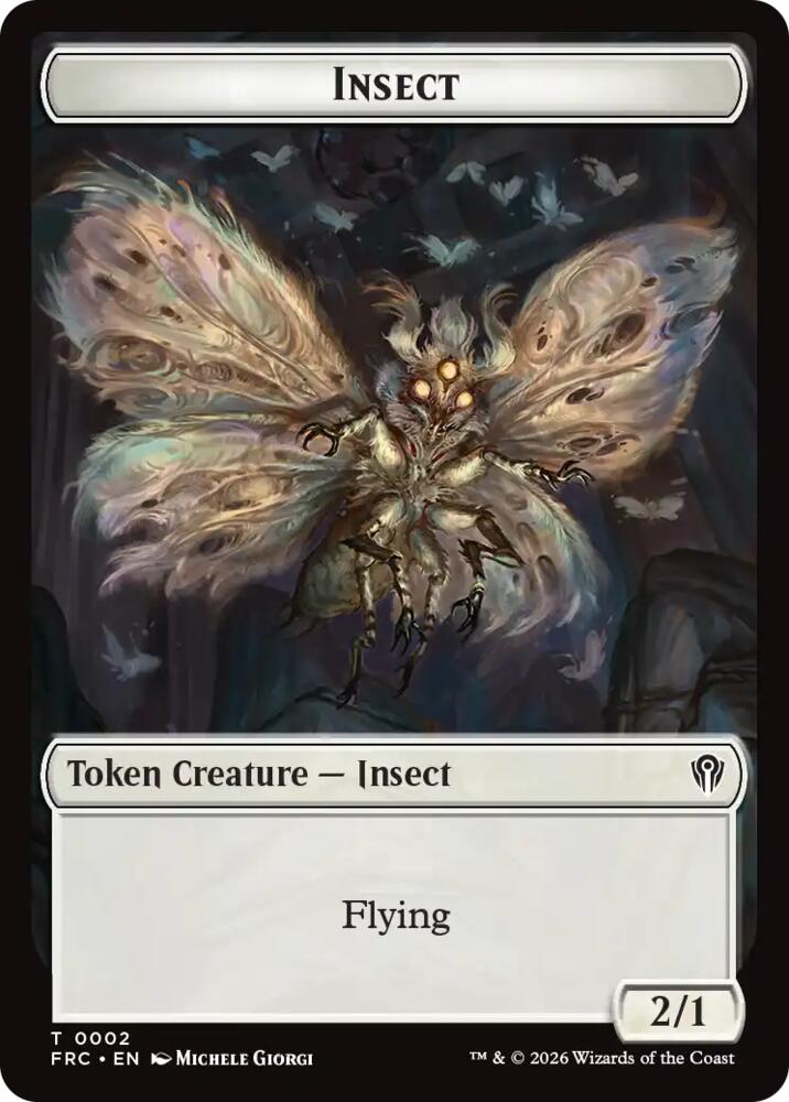 Insect // Rogue Double-Sided Token card image