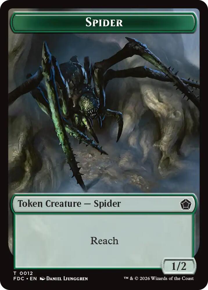 Spider // Beast Double-Sided Token card image