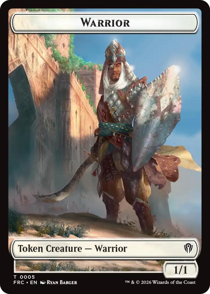 Warrior // Insect Double-Sided Token card image
