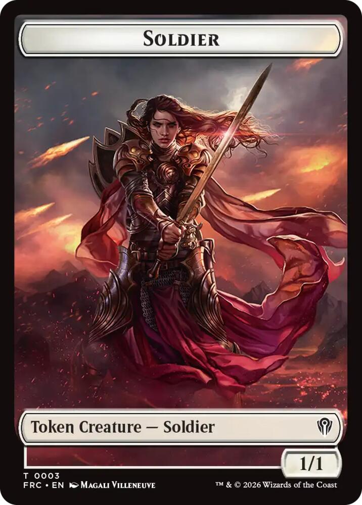 Soldier // Shark Double-Sided Token card image
