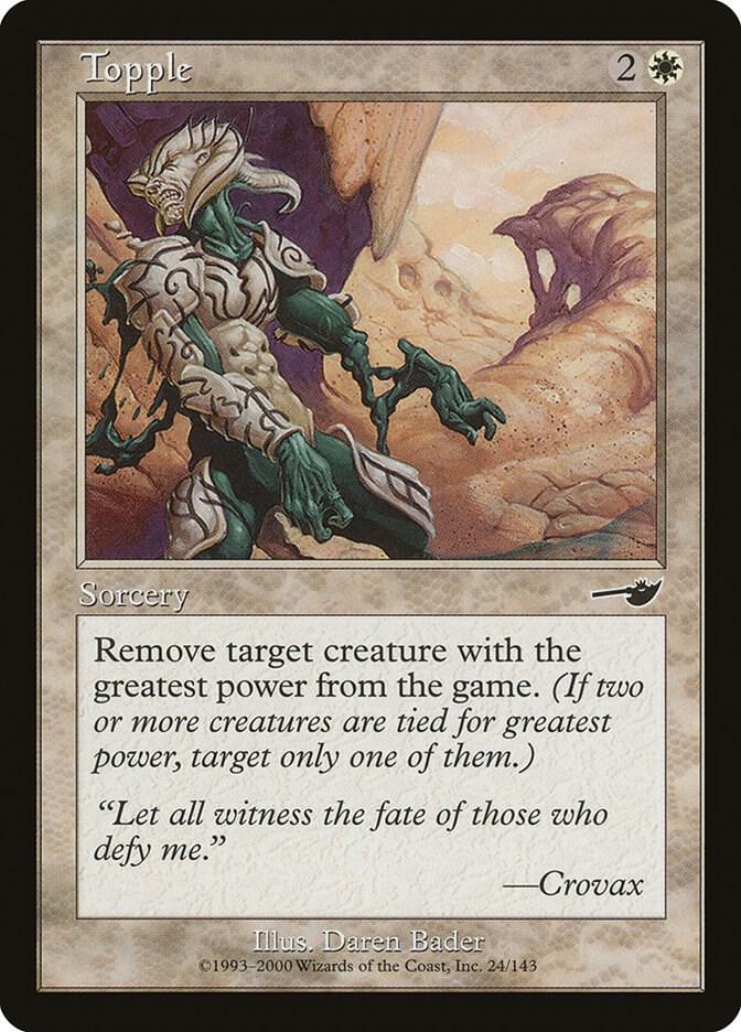 Topple card image