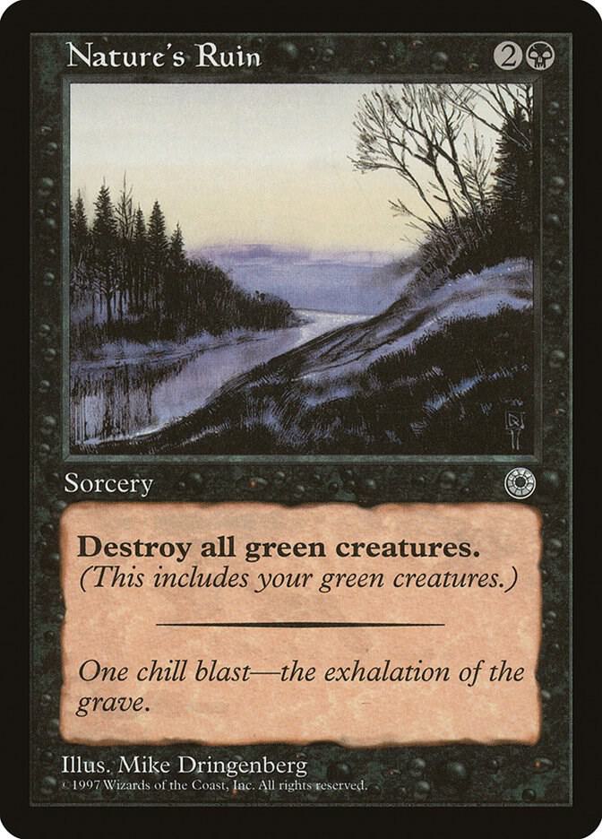 Nature's Ruin card image