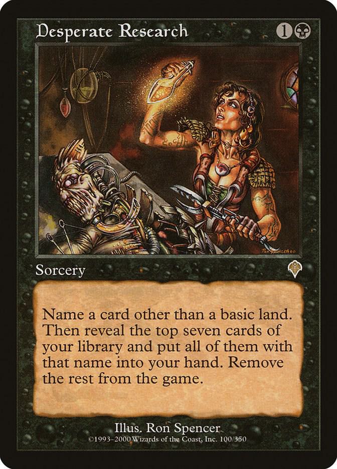 Desperate Research card image
