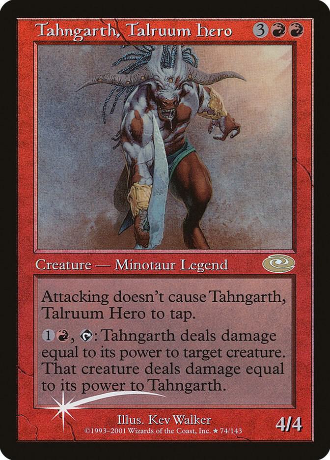 Tahngarth, Talruum Hero (Alt. Art Foil) card image
