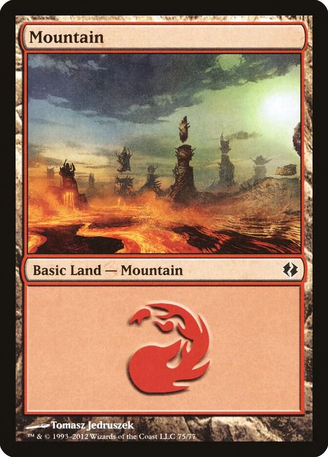Mountain (75) card image