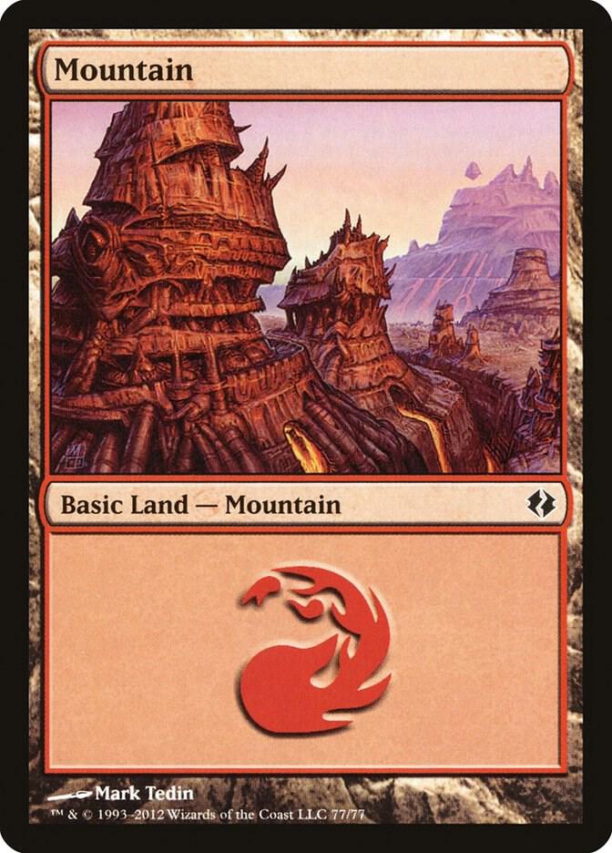 Mountain (77) card image