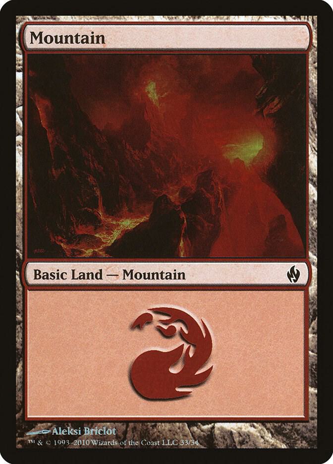 Mountain (33) card image
