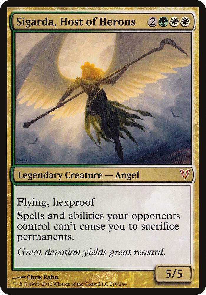 Sigarda, Host of Herons (Avacyn Restored) card image
