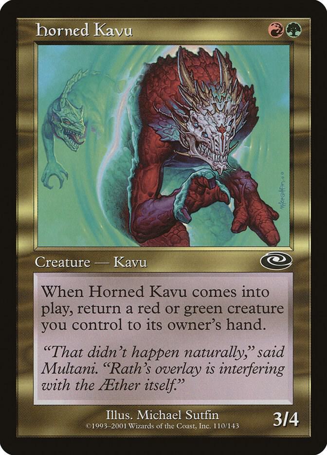 Horned Kavu card image