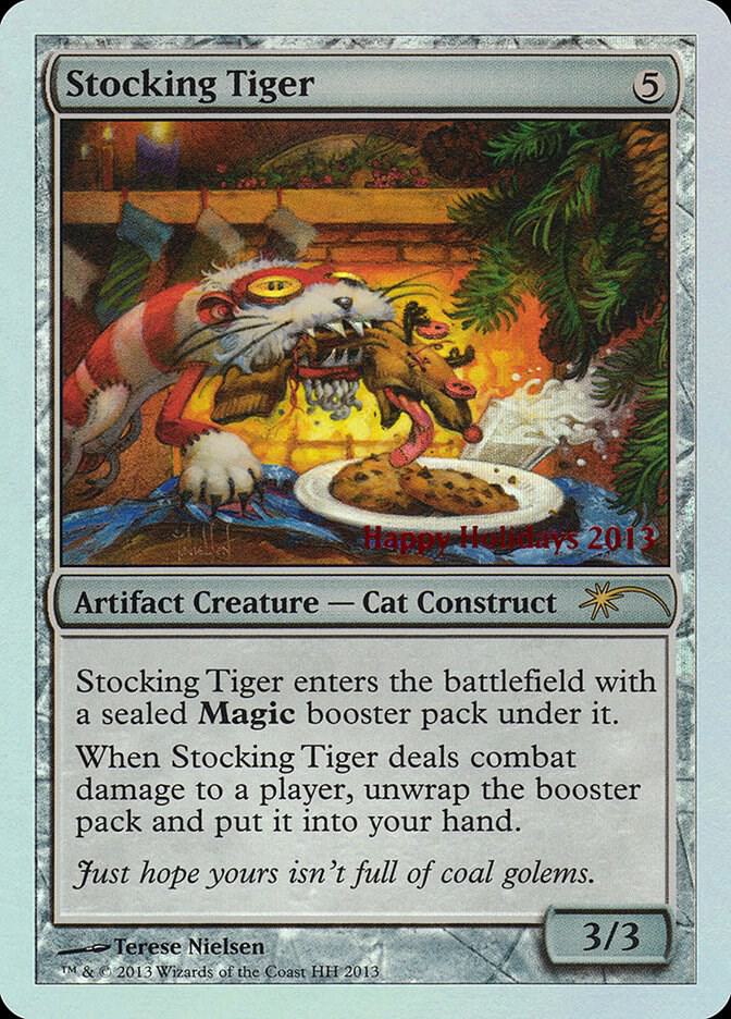 Stocking Tiger card image