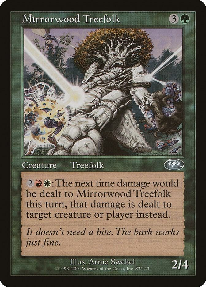 Mirrorwood Treefolk card image