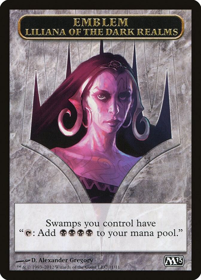 Emblem - Liliana of the Dark Realms card image