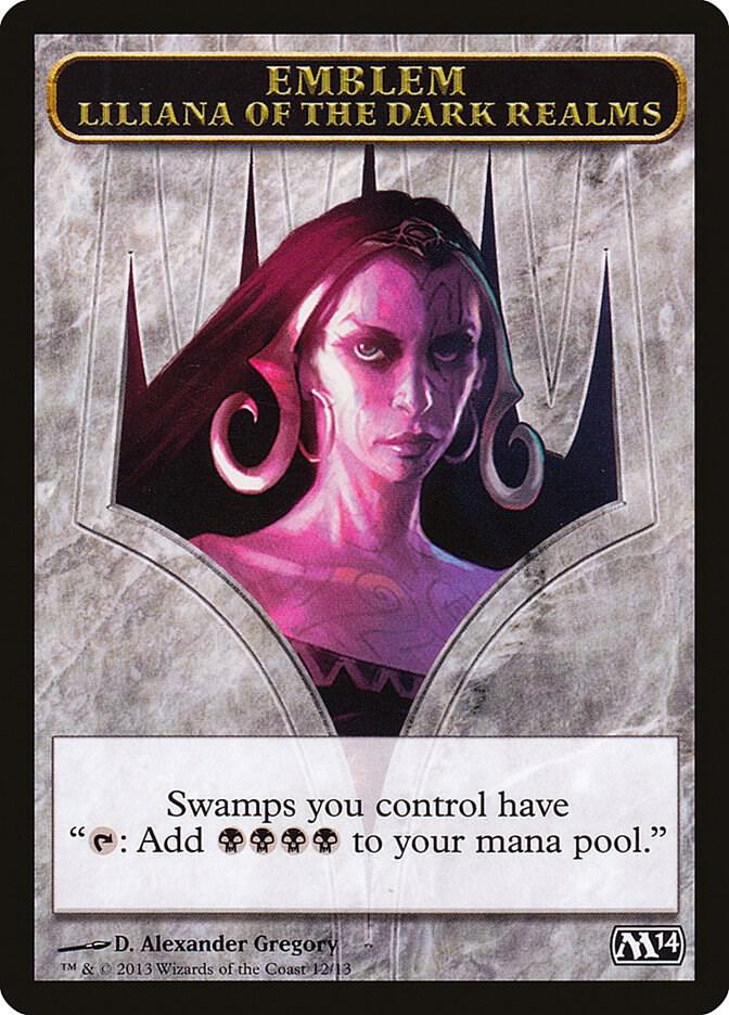 Emblem - Liliana of the Dark Realms card image