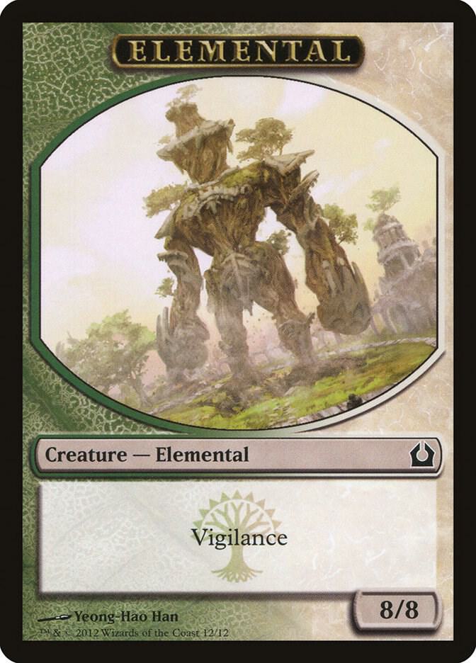 Elemental Token (Green/White) card image