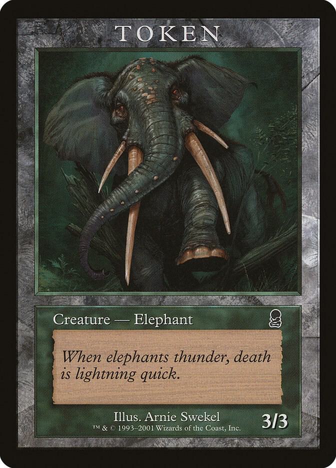 Elephant Token (ODY) card image