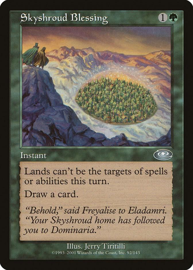 Skyshroud Blessing card image