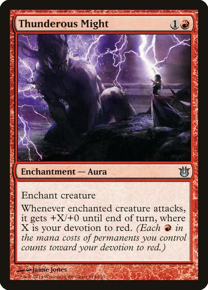 Thunderous Might card image