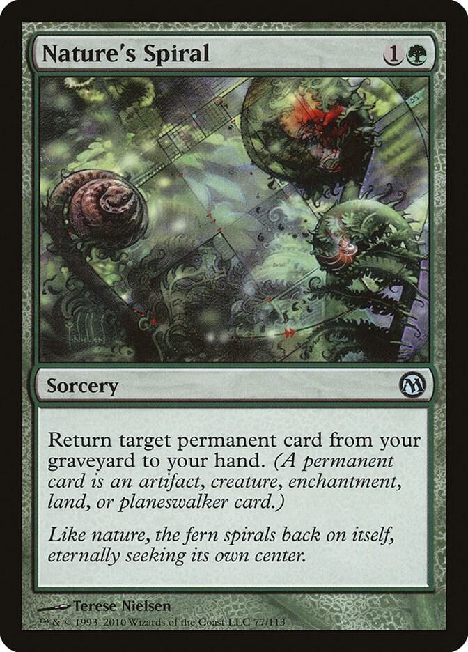 Nature's Spiral card image