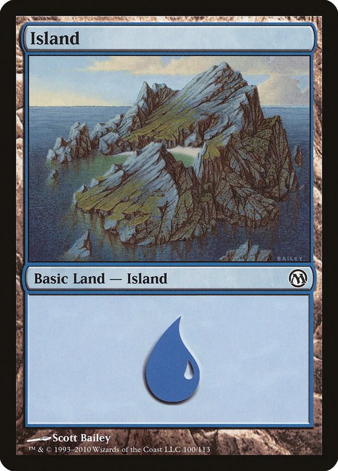 Island (100) card image