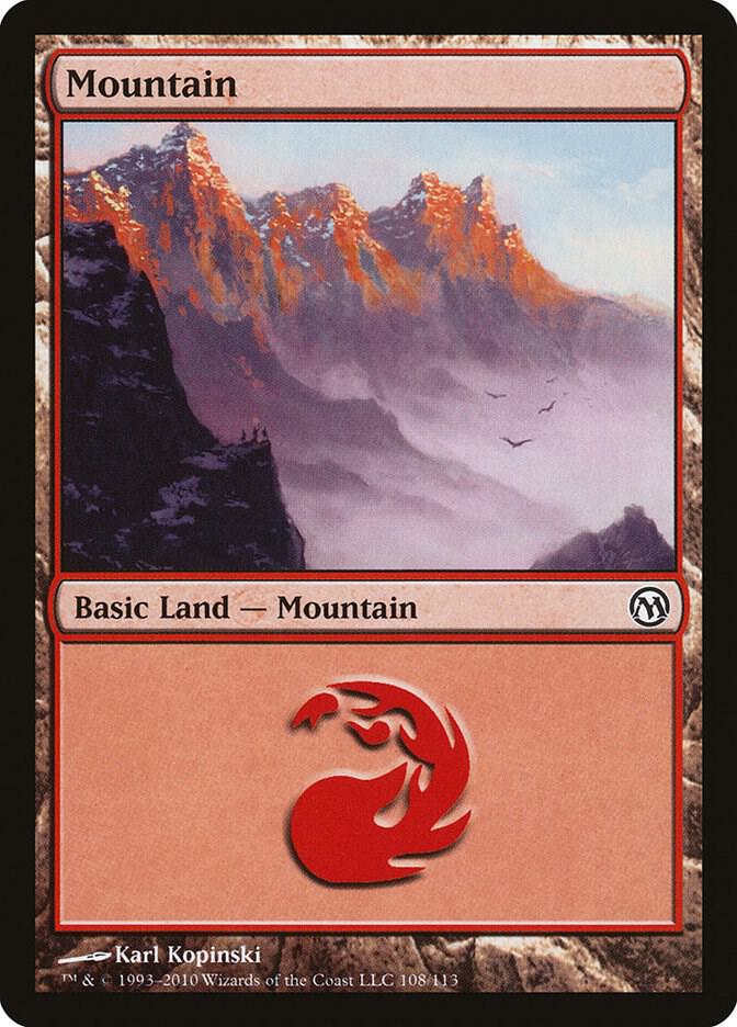 Mountain (108) card image