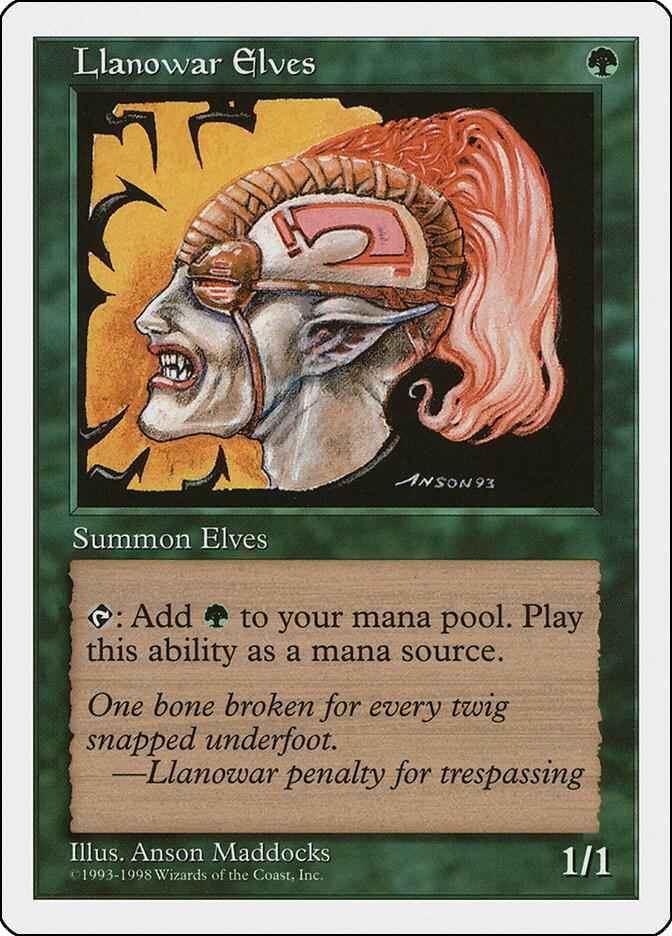 Llanowar Elves card image