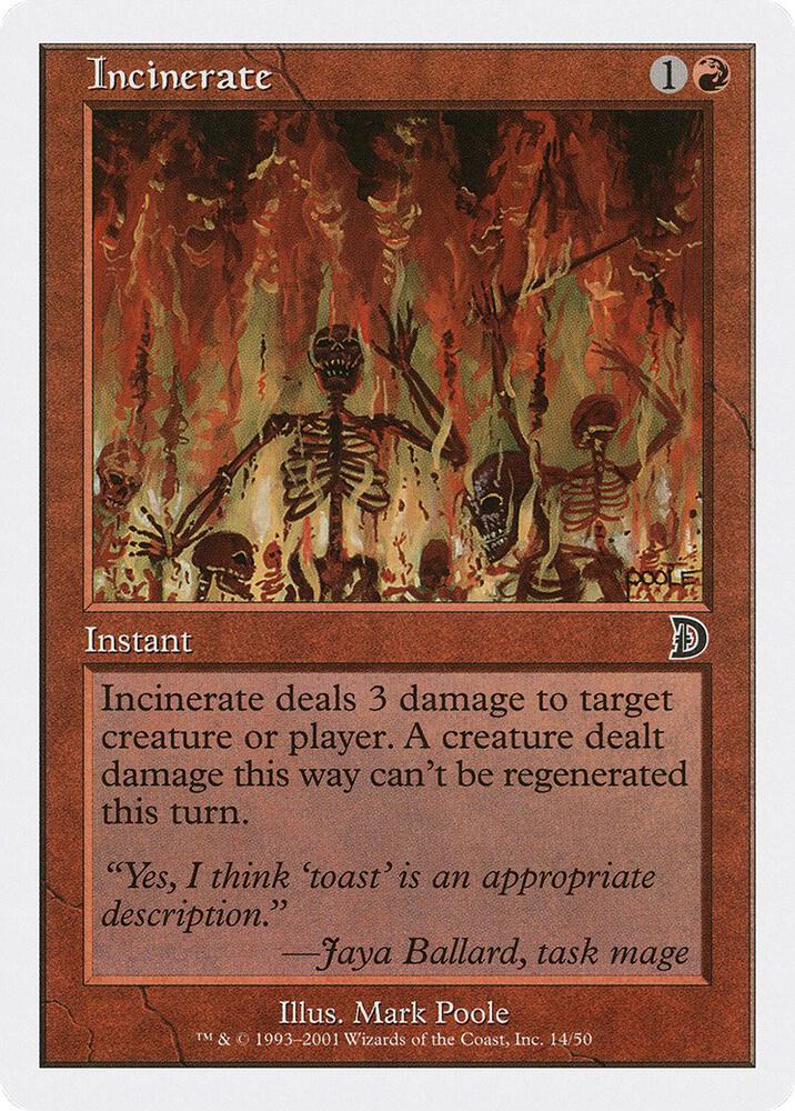 Incinerate card image