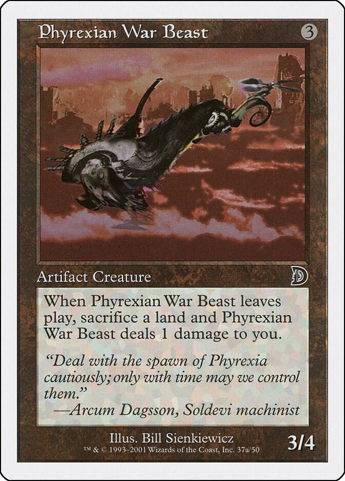 Phyrexian War Beast (37a) card image