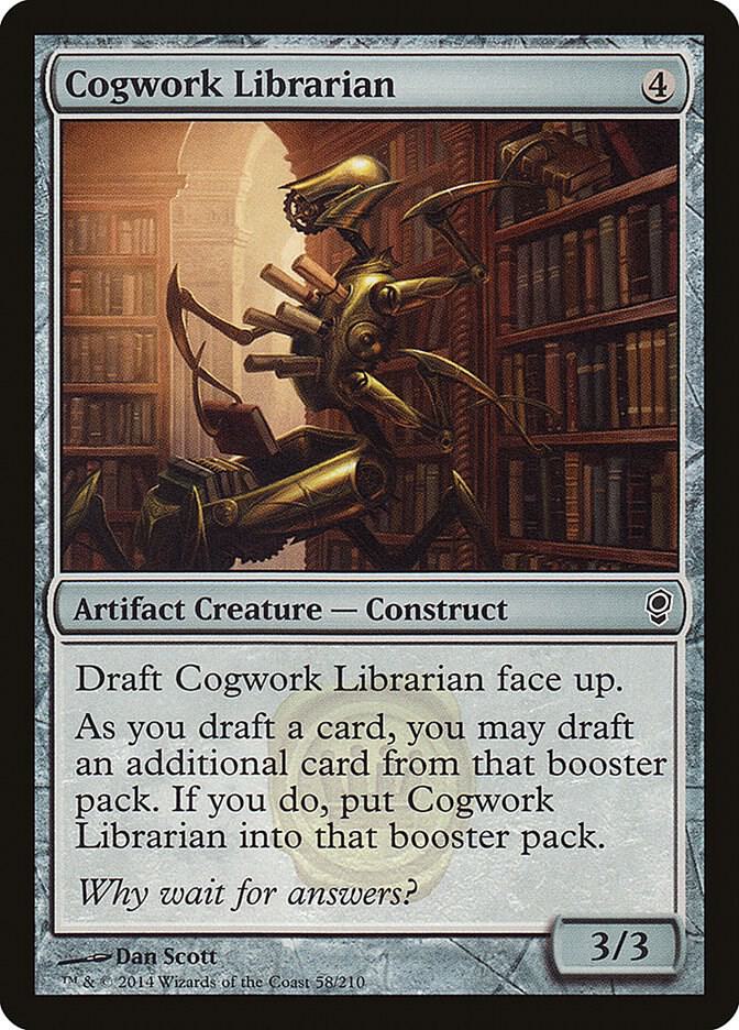 Cogwork Librarian card image