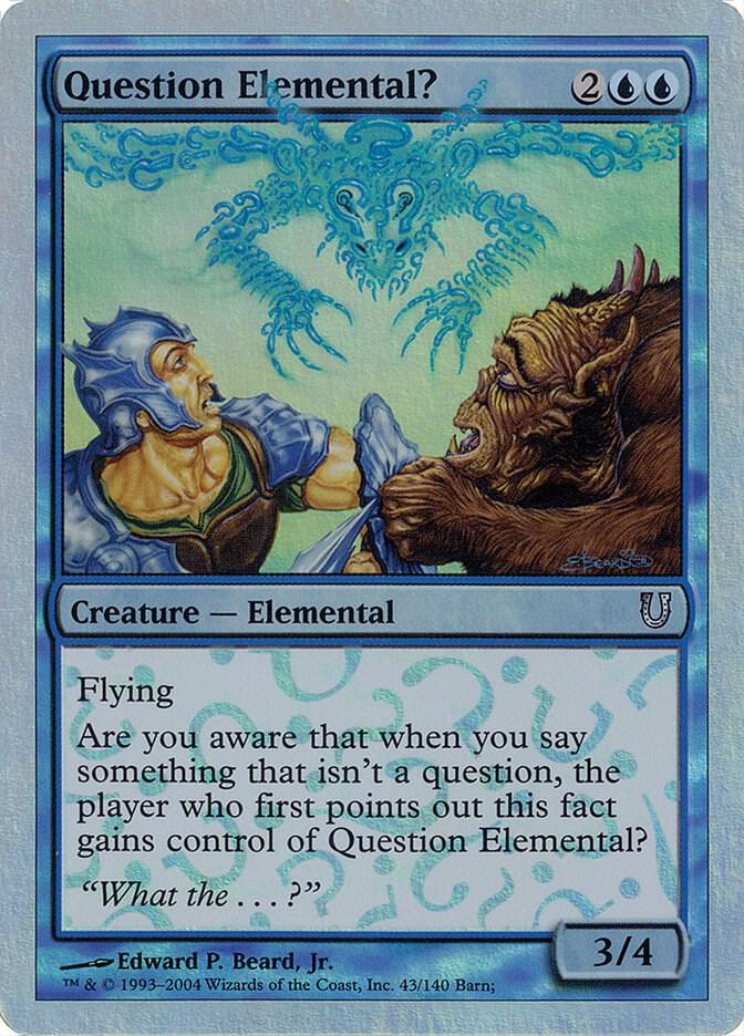 Question Elemental? (Alternate Foil) card image