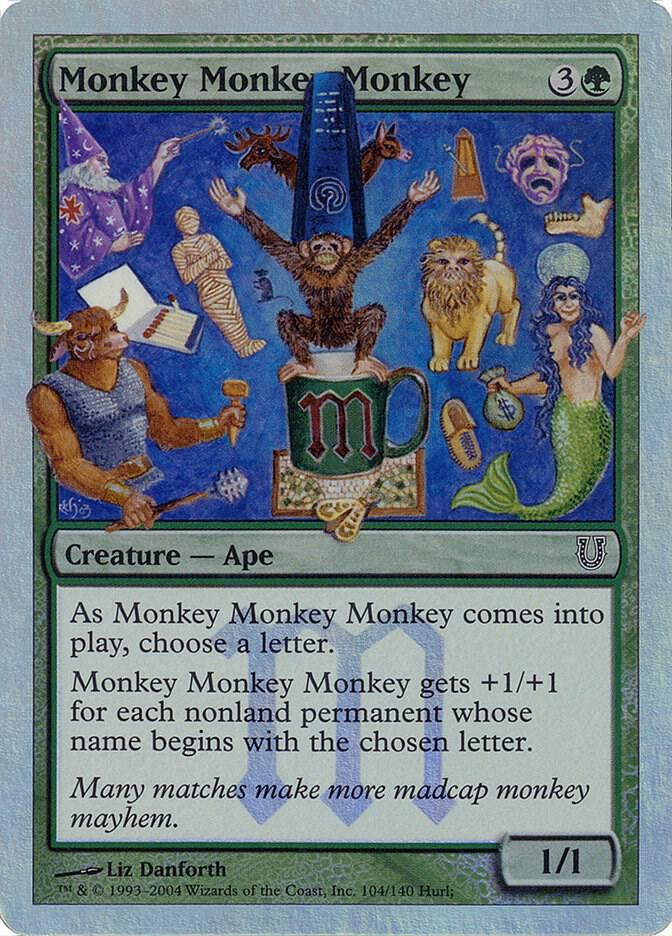 Monkey Monkey Monkey (Alternate Foil) card image
