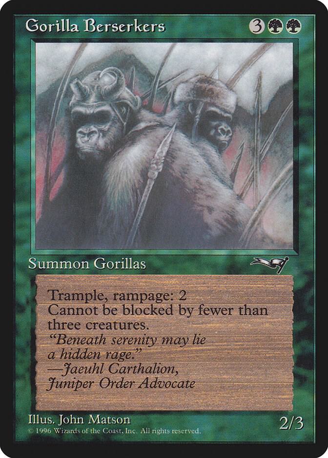Gorilla Berserkers (Closed Mouth) card image