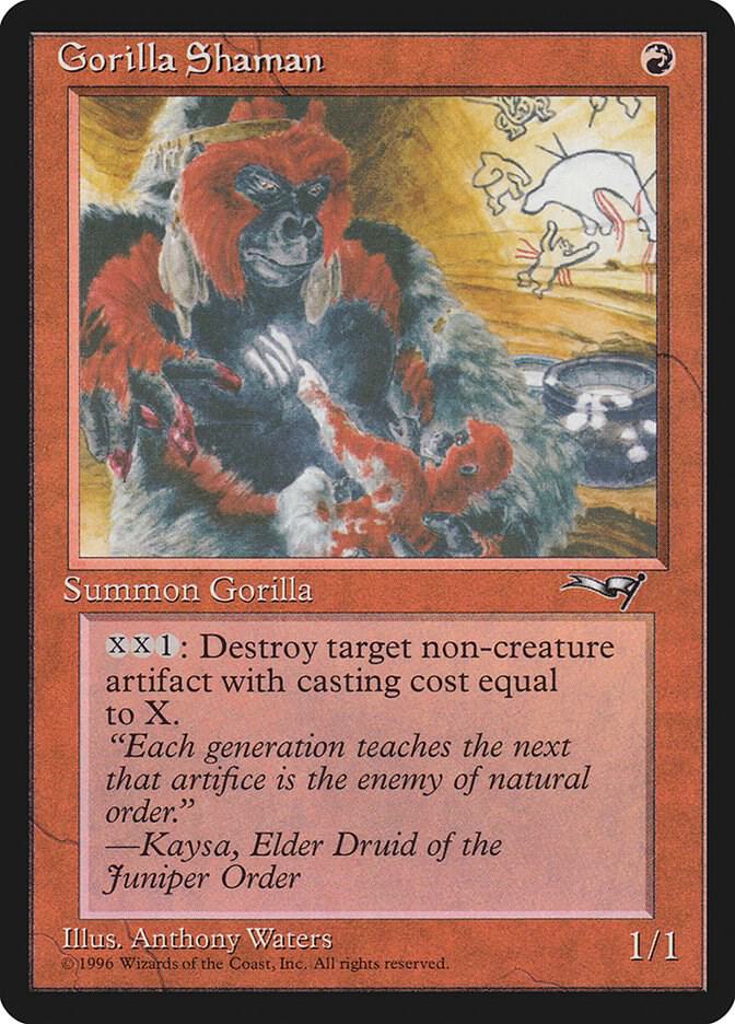 Gorilla Shaman (Holding Baby) card image