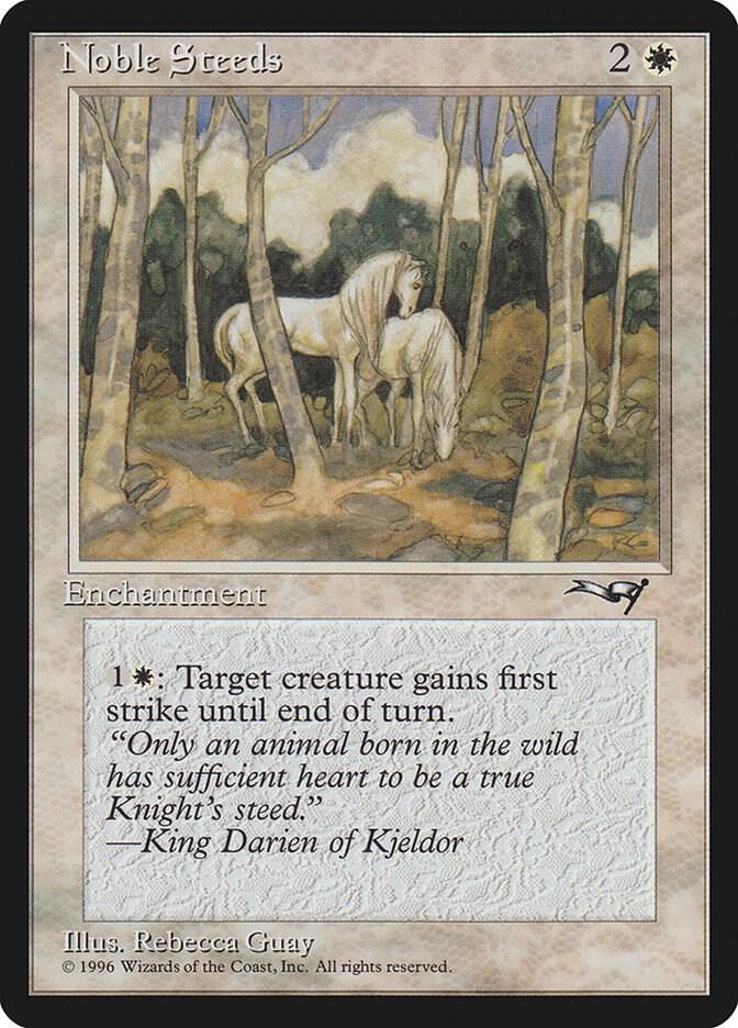 Noble Steeds (Trees in Forefront) card image