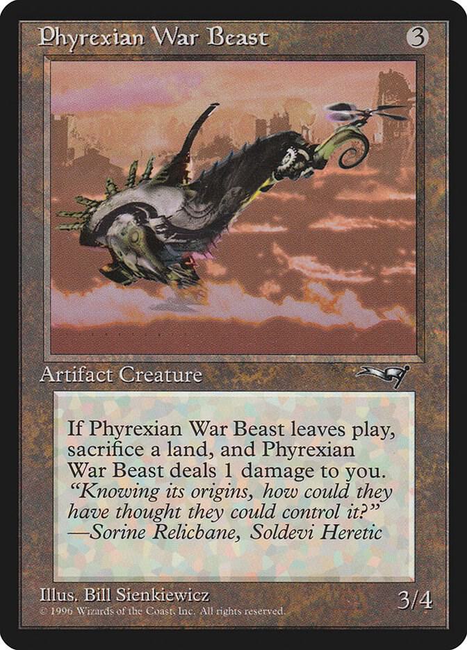 Phyrexian War Beast (Facing Right) card image