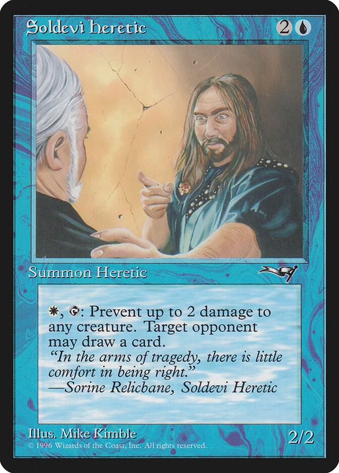 Soldevi Heretic (Blue Robe) card image