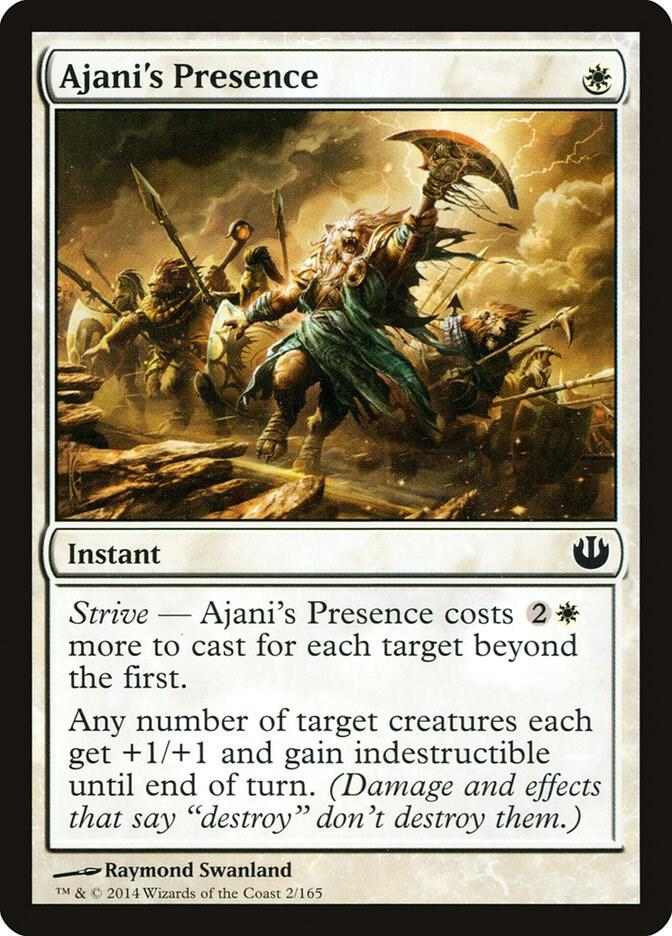 Ajani's Presence card image