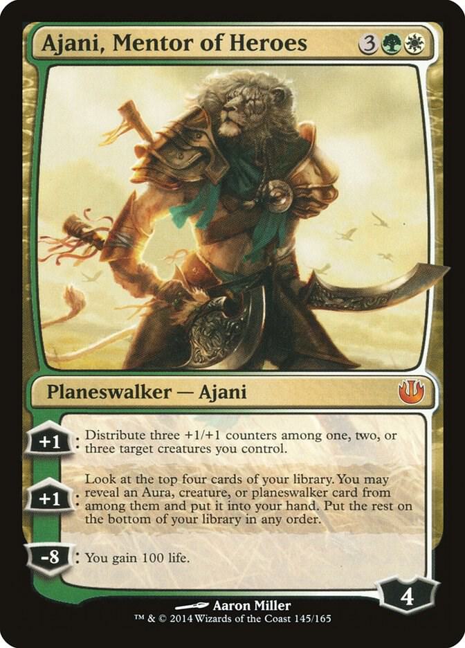 Ajani, Mentor of Heroes card image