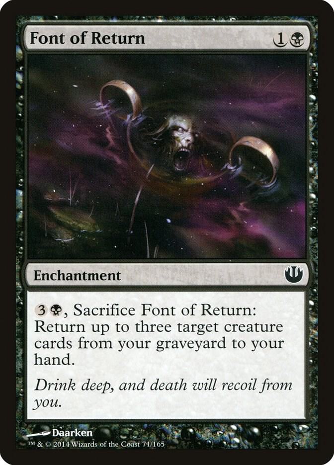 Font of Return card image