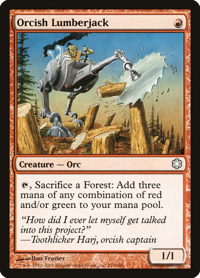 Orcish Lumberjack card image