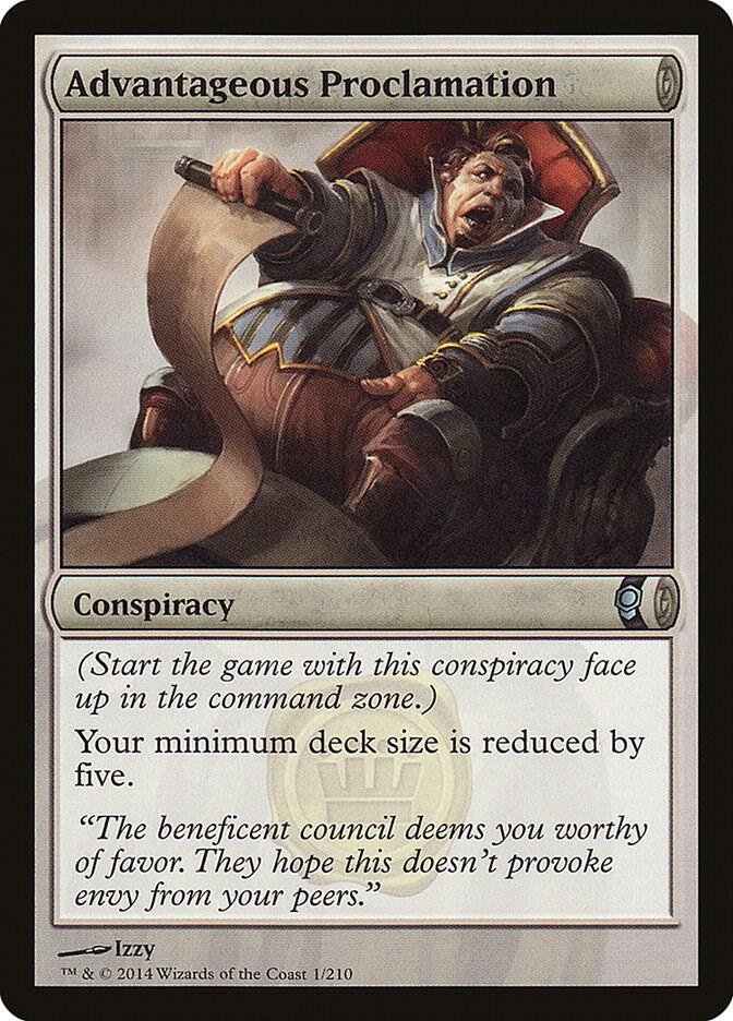 Advantageous Proclamation card image