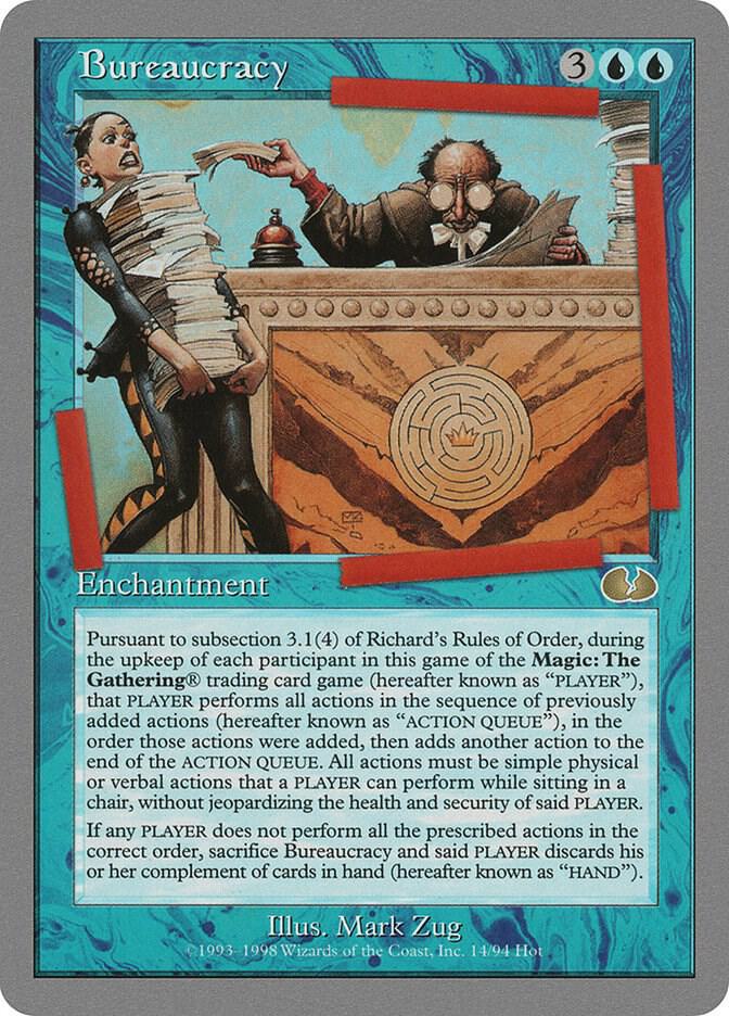Bureaucracy card image