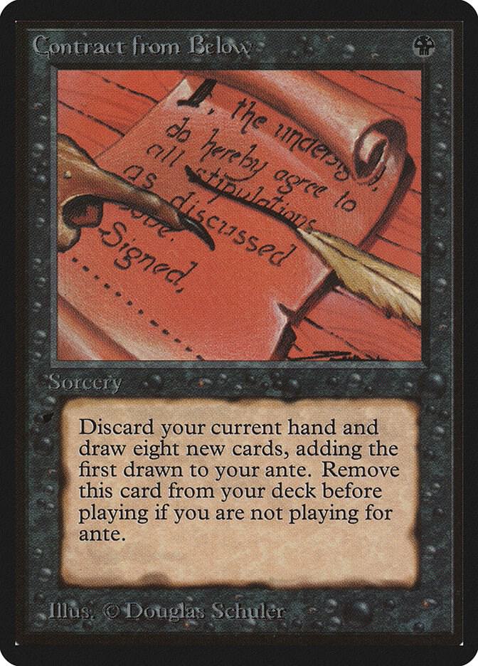 Contract from Below card image