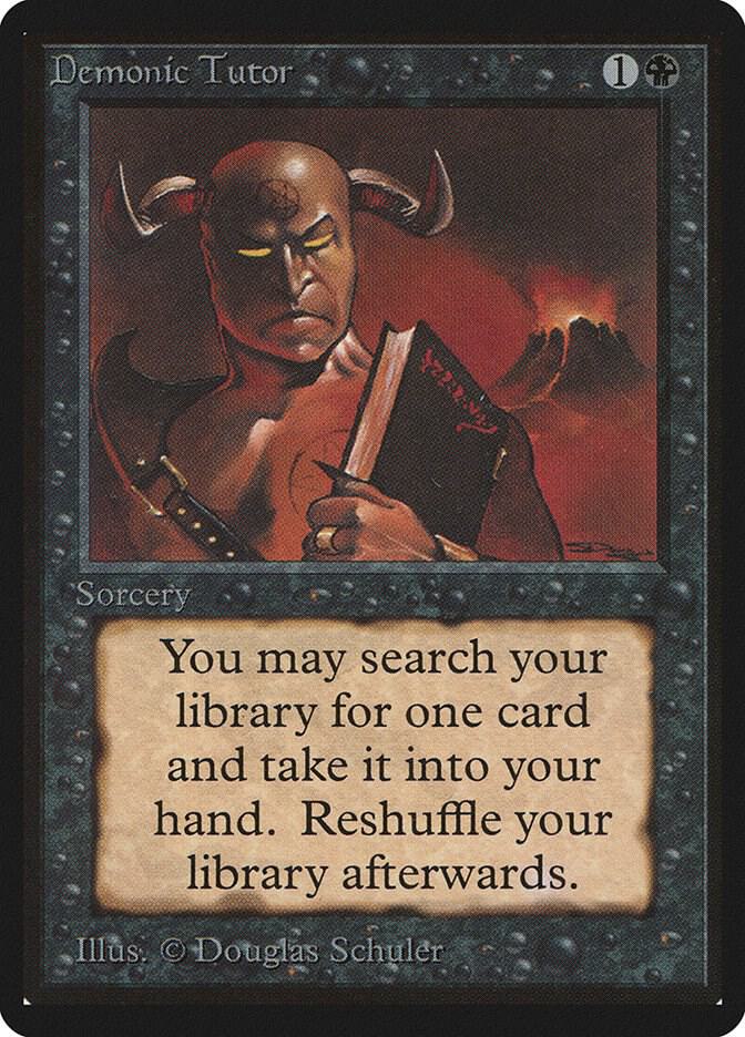 Demonic Tutor card image