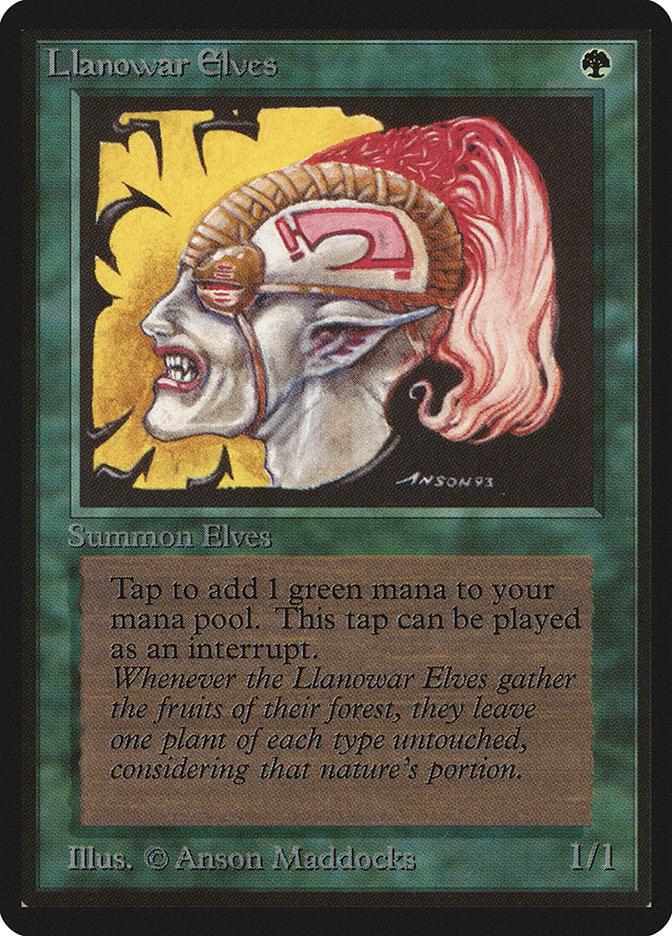 Llanowar Elves card image