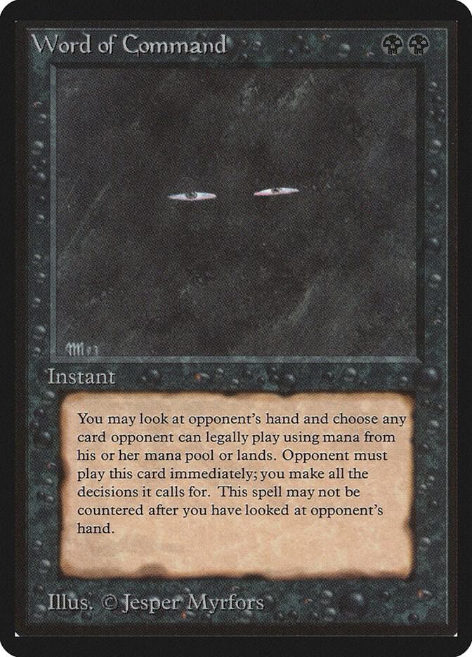 Word of Command card image